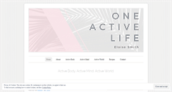 Desktop Screenshot of oneactivelife.com